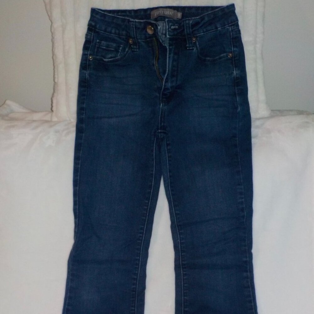 Just USA Dark Denim Flare Jeans